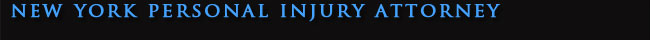 New York Personal Injury Attorney
